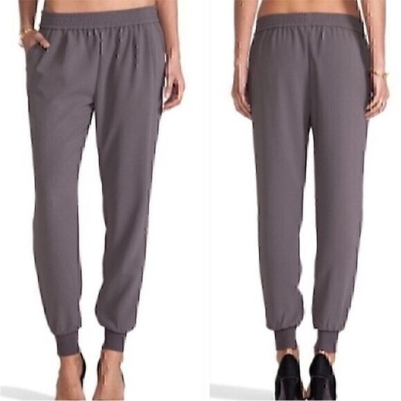 JOIE Mariner Pull On Elastic Waist Crepe Jogger Pants - Picture 13 of 13